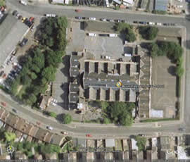 Mount Pleasant  from space